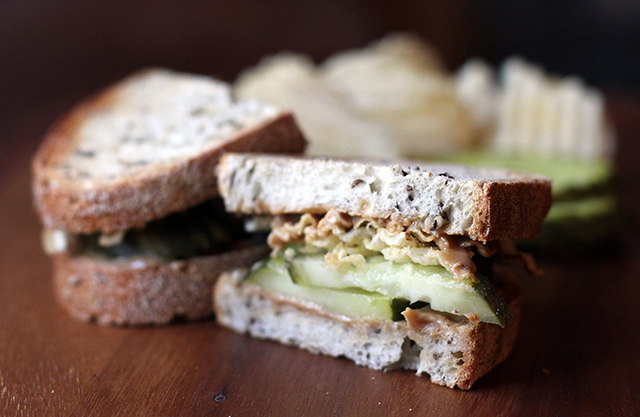 Peanut Butter & Pickle Sandwich