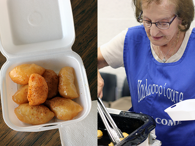 Loukoumades: the delicious danger of fried dough bathed in warm honey syrup.