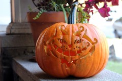 Pumpkin Carving in Wonderland: The Cheshire Cat